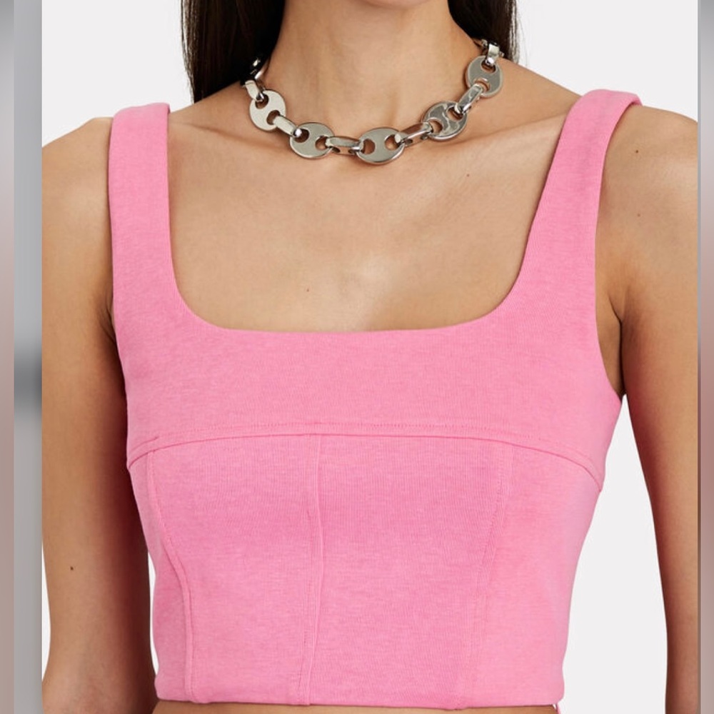 VICTOR GLEMAUD Bustier Crop Top